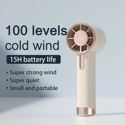 Ultra-Quiet Handheld Fan – Precision Cooling Anywhere
