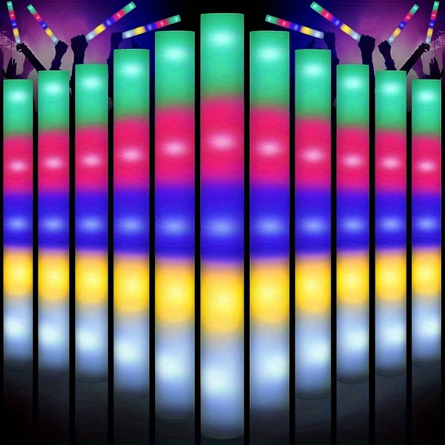 48pcs LED Foam Light Sticks