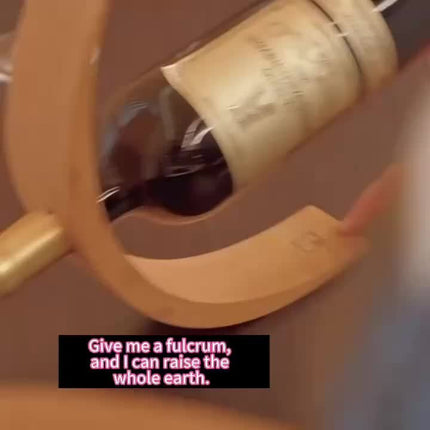 Creative Nan Bamboo Desktop Wine Rack – Elegant Wine Display