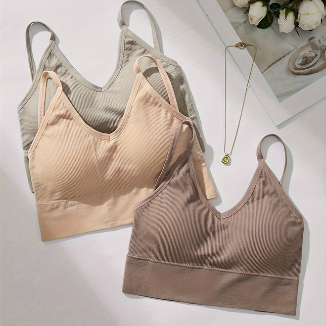 Three-Color Beauty Back Sports Bra