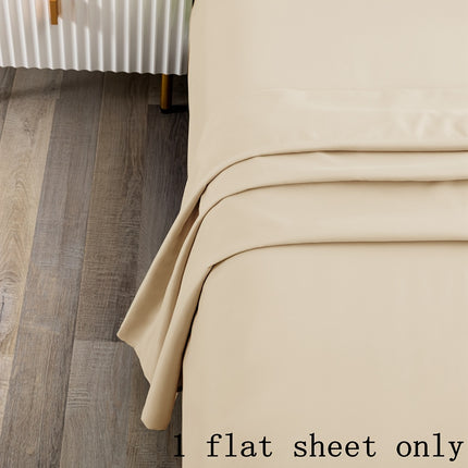 Ultra-Soft Microfiber Flat Sheet – Brushed, Cozy, and Durable