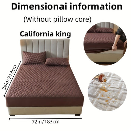 Waterproof Fitted Sheet Set - Soft & Comfortable Bedding