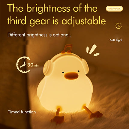 Adorable Duck Night Light – Glow & Melody Magi - Monti Bargains