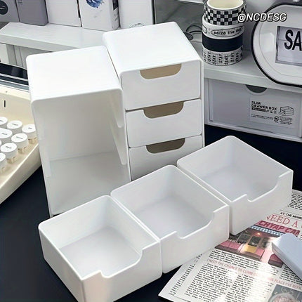 3-Tier Mini Desk Organizer – Tidy Your Workspace - Monti Bargains