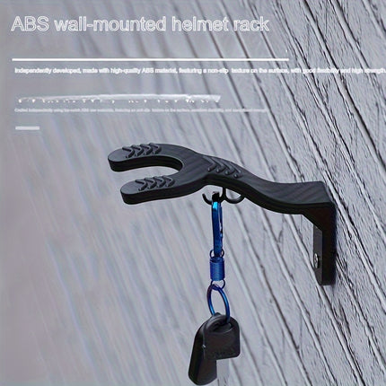 Helmet Shelf Wall Hook – Non-Punch Hanging Storage Rack