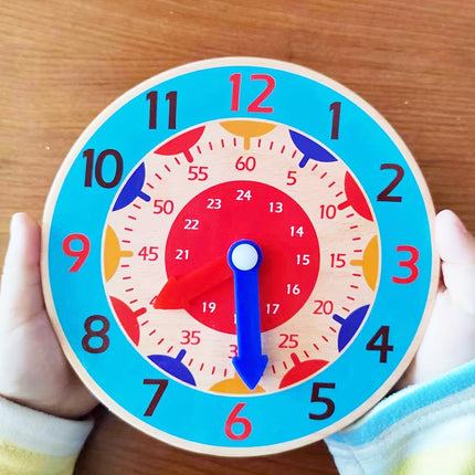 Wooden Clock Puzzle – Fun Learning for Kids - Monti Bargains