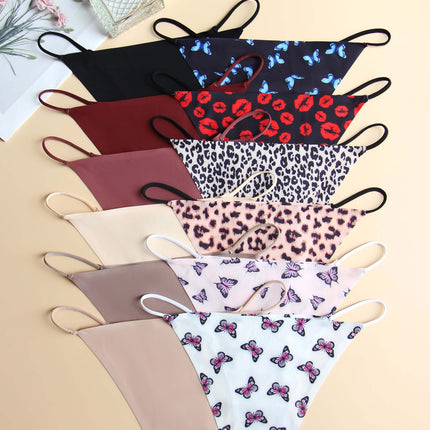 12pcs Seamless Print Briefs Set