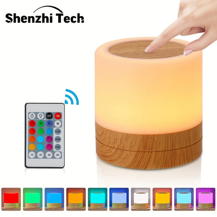 Shenzhi Tech LED Touch Night Lamp - Color-Changing Mood Light