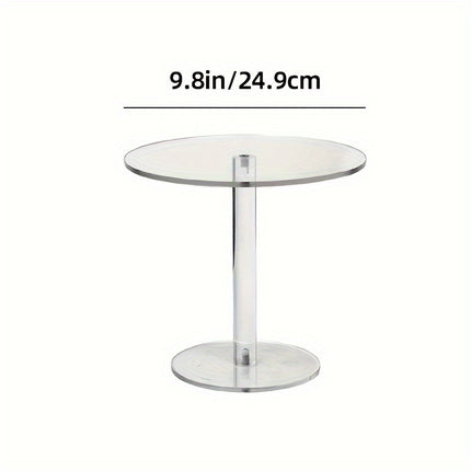 1pc Elegant Transparent Acrylic Cake Stands