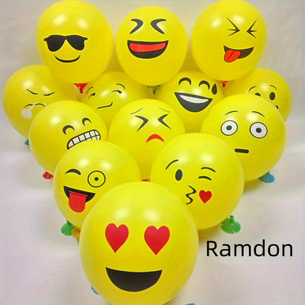 50pcs 30.48 cm Smile Printed Balloons