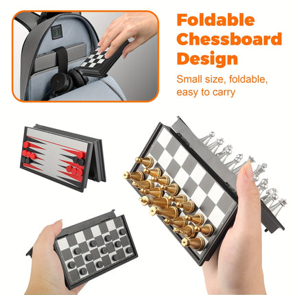Mini Magnetic Chess Set – Perfect Travel Game Gift