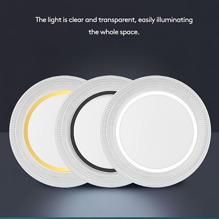 Crystal Diamond Recessed LED Ceiling Light - 18W, 6000K