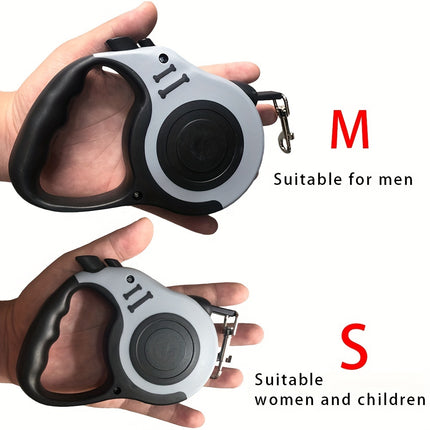 Dual Switch Retractable Dog Leash - Monti Bargains