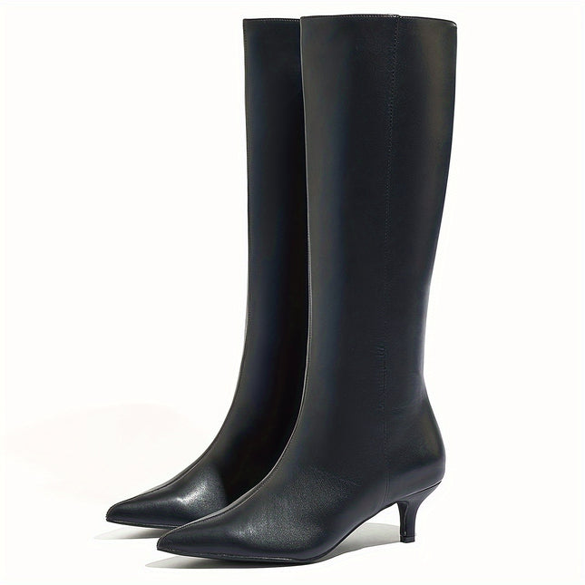 Chic Pointed Toe High Heel Boots