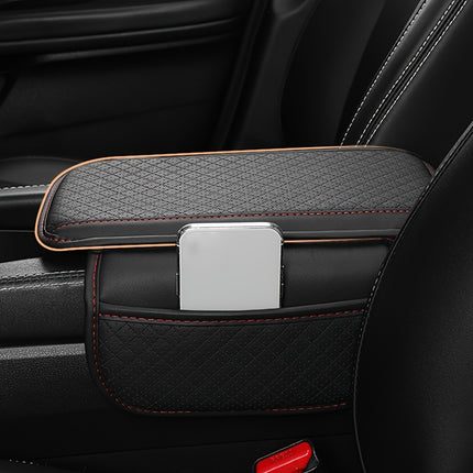 Universal Car Armrest Cushion with Phone Holder & Storage