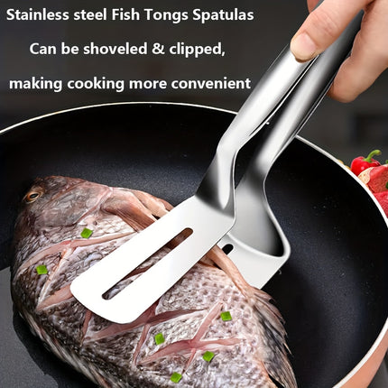 Stainless Steel Multi-Functional Barbecue & Cooking Tongs