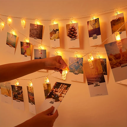 Photo Clip String Lights – Magical Display for Memories - Monti Bargains