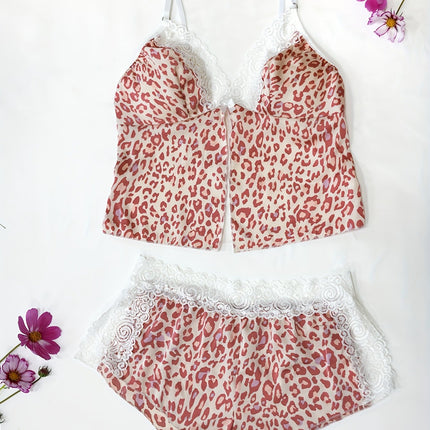 Rose Satin Lace Valentine Set