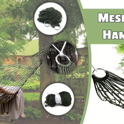Portable Outdoor Hammock for Garden & Camping Relaxation