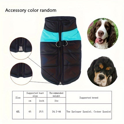Waterproof Winter Pet Coat for All Breeds - Monti Bargains
