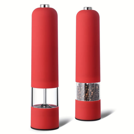 Electric Salt & Pepper Grinder Set - Automatic Spice Mill