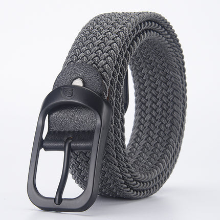 Elastic Woven Belt with Buckle