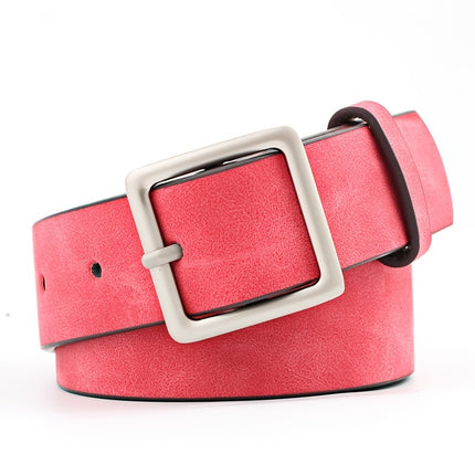 Women’s PU Leather Square Belt