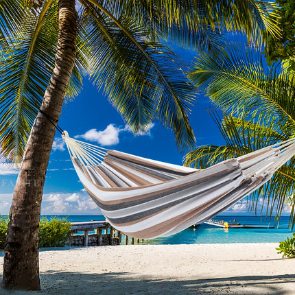 Extra Large Canvas Hammock for Indoor & Outdoor Relaxation