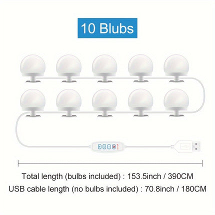 LED Makeup Mirror Lights Kit
