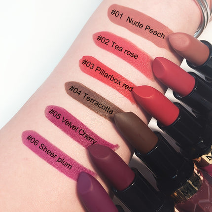 6-Shade Matte Lipstick Set