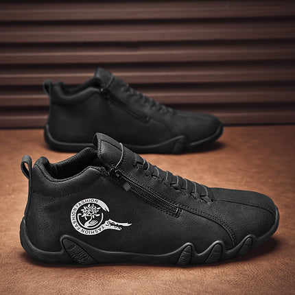 Men’s High-Top Sneakers with Zipper