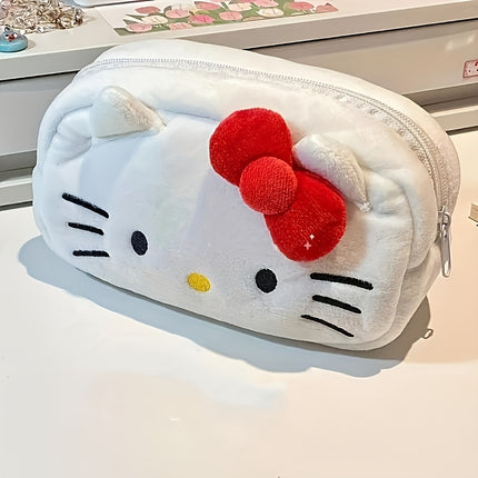 Hello Kitty Plush Pencil Case: Cute & Functional