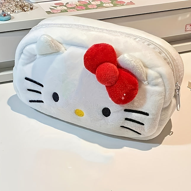Hello Kitty Plush Pencil Case: Cute & Functional