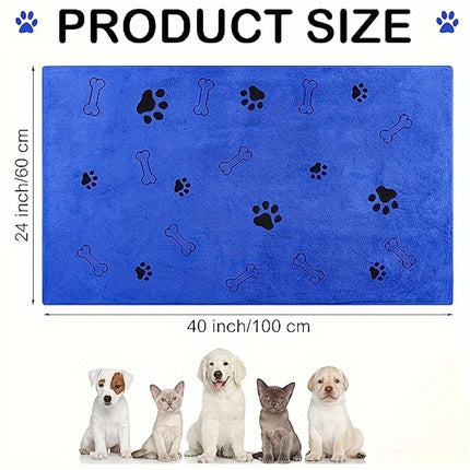Quick-Dry Pet Bath Towel - Monti Bargains