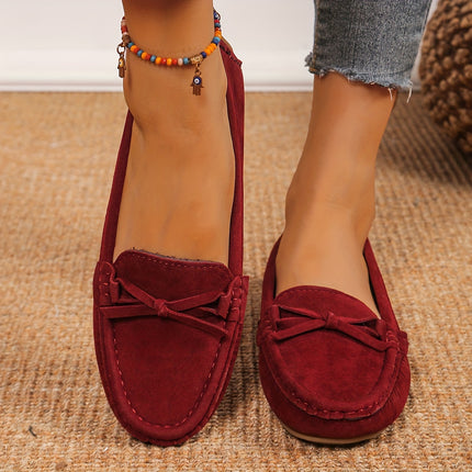 Women's Retro Bow Loafers
