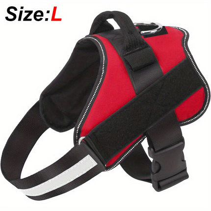 Reflective No-Pull Dog Harness with Easy-Grab Handle - Monti Bargains