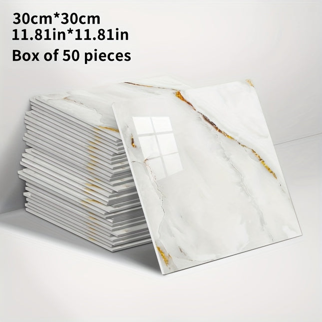 3D Marble Self-Adhesive Wall Tiles