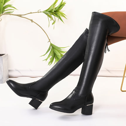 Chic Stretch Fit Over-the-Knee Boots