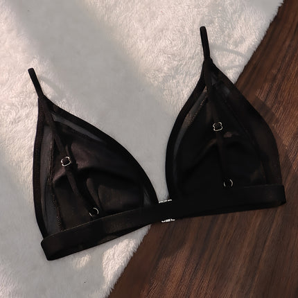 Leopard Print Triangle Bralette