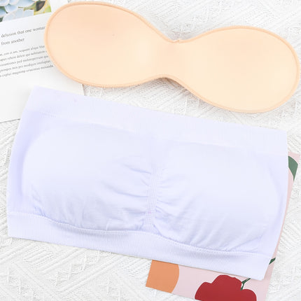 Double-Layer Shoulderless Strapless Bra