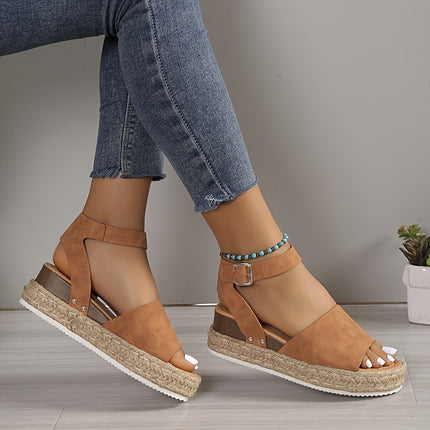 Chic Wedge Sandals – Comfy & Stylish
