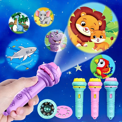 56-Pattern Projection Flashlight – Fun Learning & Play!