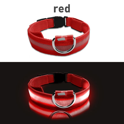 LED Glow-in-the-Dark Dog Collar