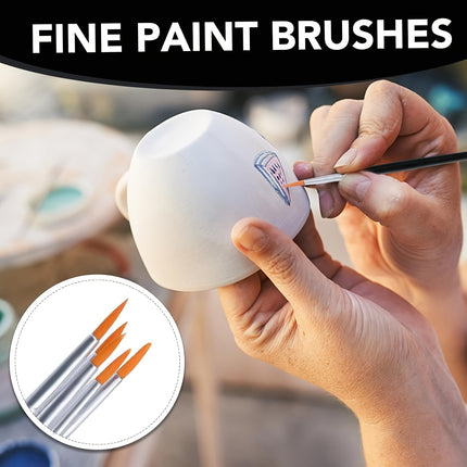 100pc Nylon Paintbrush Set