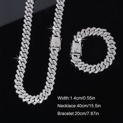 Men's Punk Chain Jewelry Set