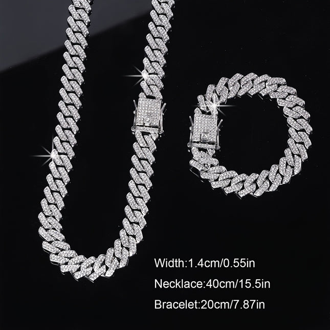 Men's Punk Chain Jewelry Set