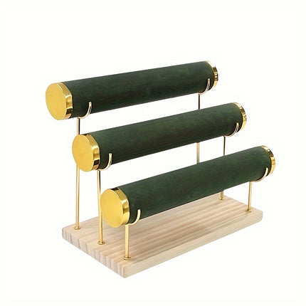 3-Tier Velvet Bracelet Organizer