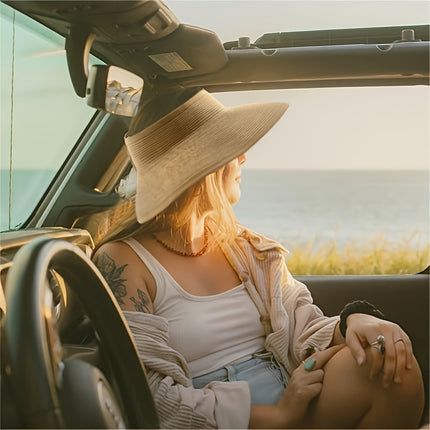 Wide Brim Sun Visor Hat