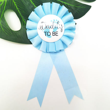 2pcs Mommy To Be Badge & Dad To Be Badge