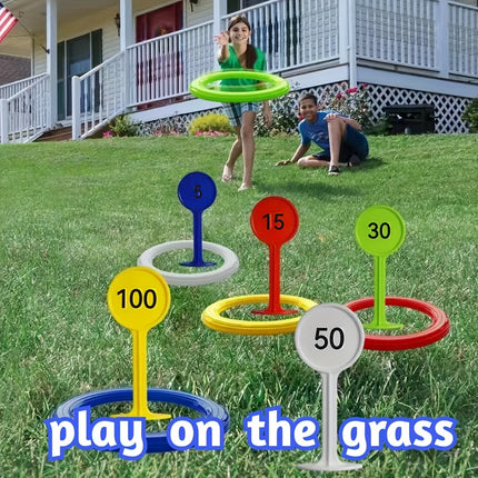 Rainbow Throwing Rings – Fun Outdoor Game for All Ages